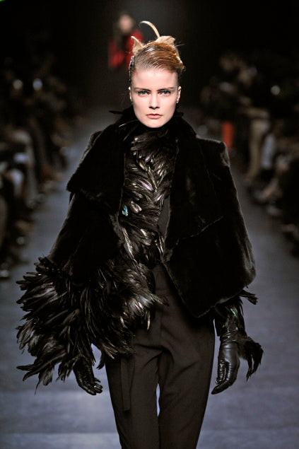 Ann Demeulemeester SS 2008 Feather Vest