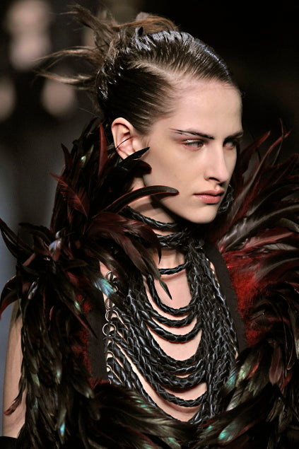 Ann Demeulemeester SS 2008 Feather Vest