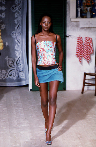 Dolce & Gabbana 1999 Rose Lenticular Heels