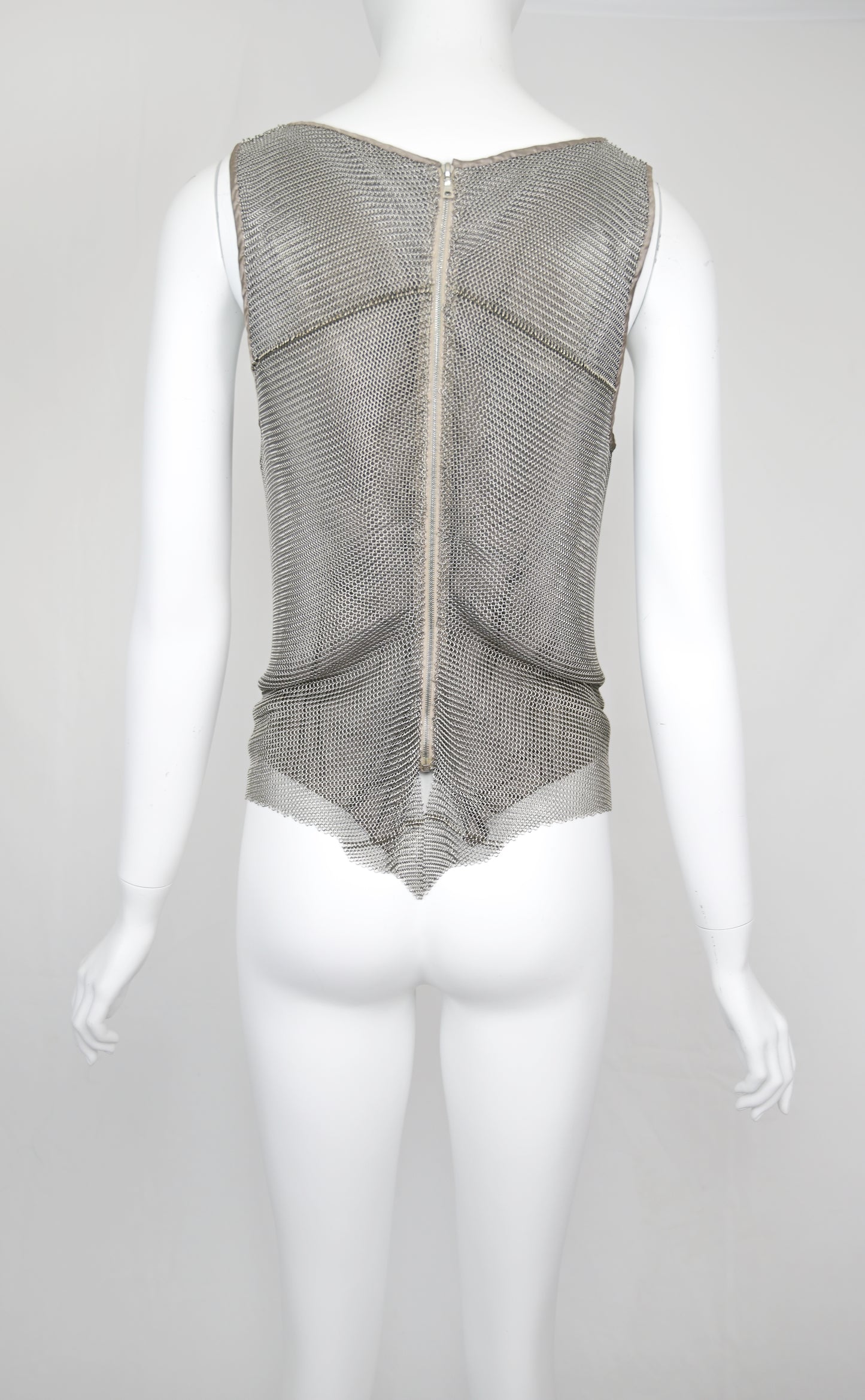 Prada FW 2002 Sculpted Chainmail Blouse