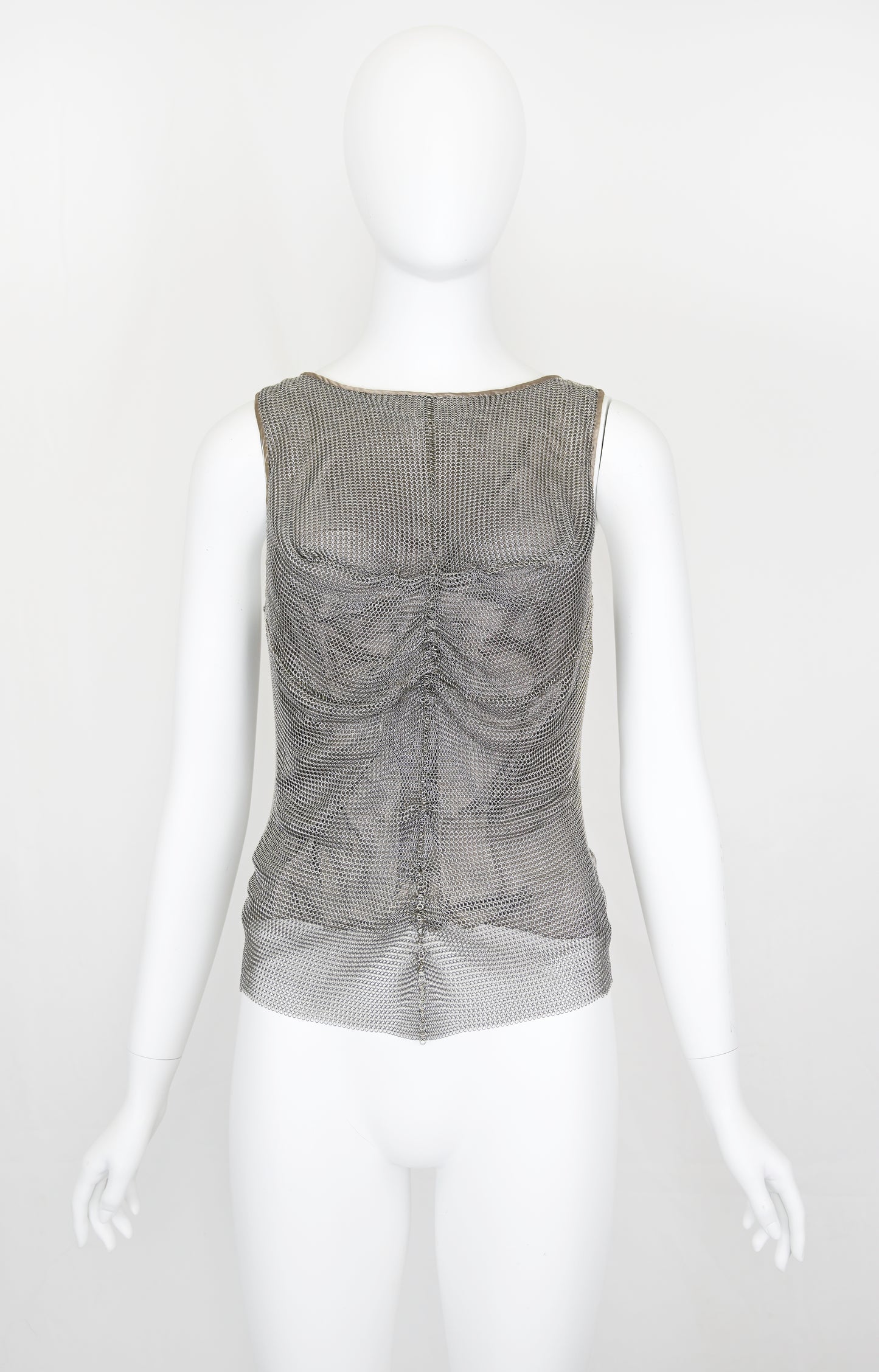 Prada FW 2002 Sculpted Chainmail Blouse