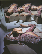 Prada 2000 heart print blouse