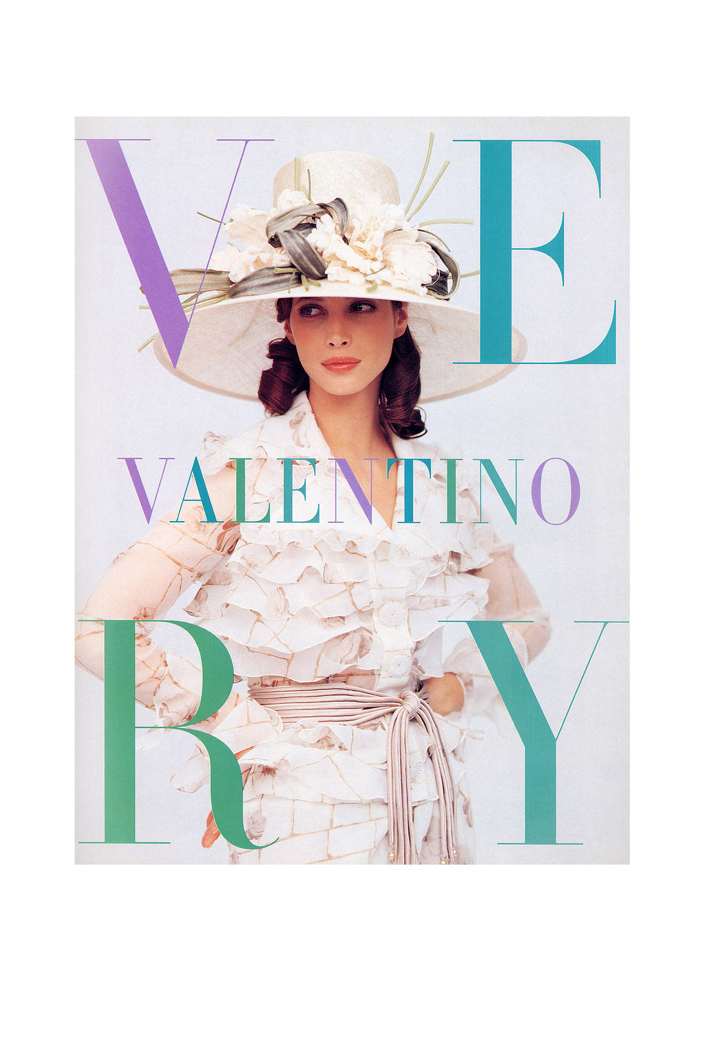 Valentino SS 1992 Floral Dress