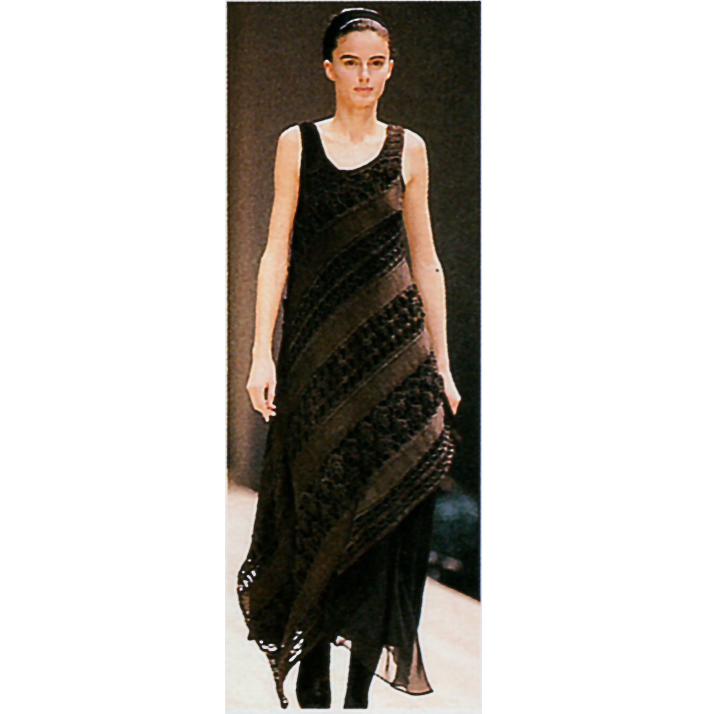 Yohji Yamamoto SS 1990 Runway Crochet Dress