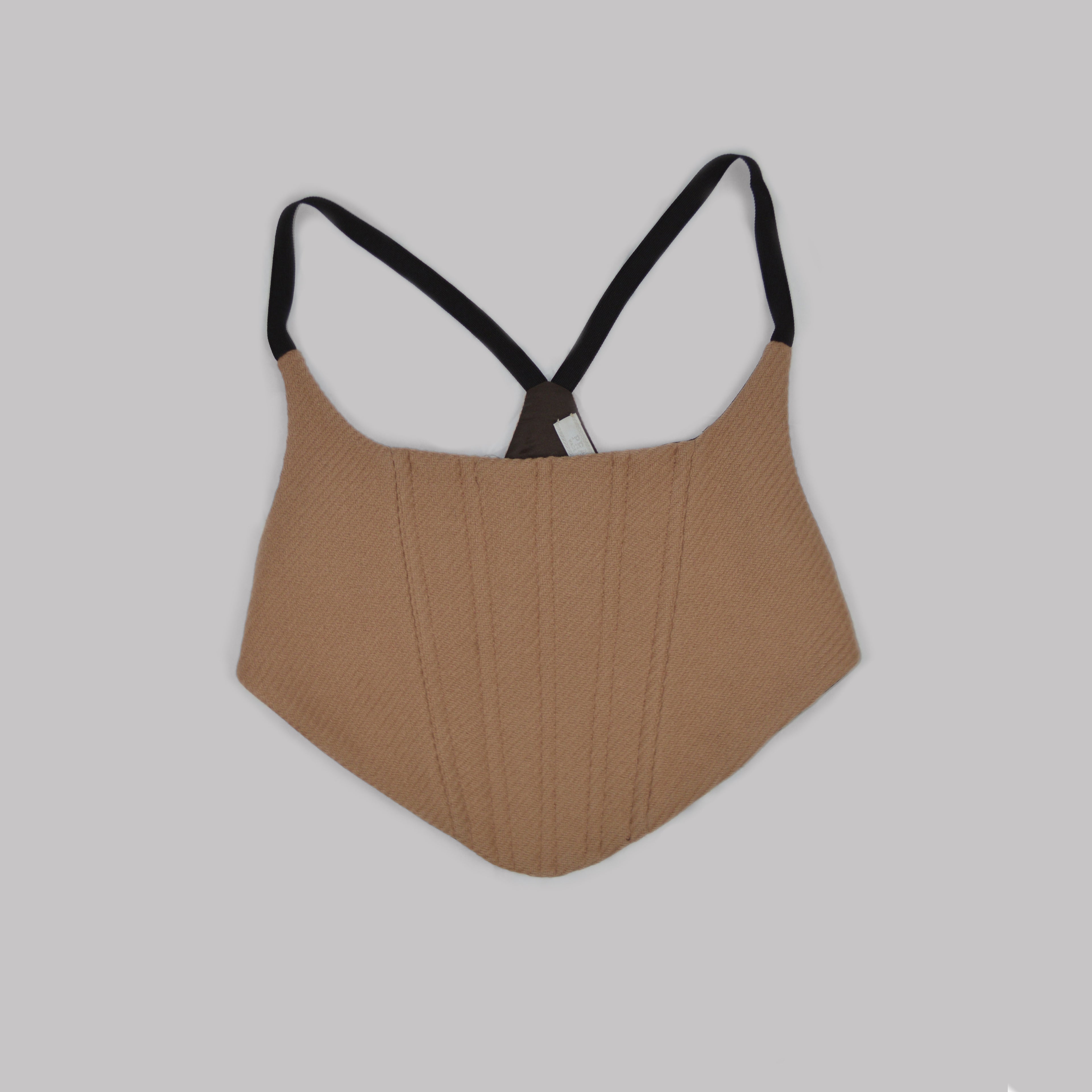 PRADA FW99 WOOL CORSET