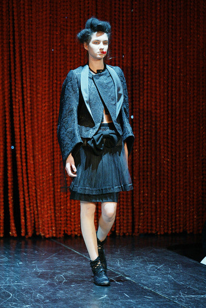 Comme des Garçons FW 2004 Runway Brocade Coat and Skirt Set