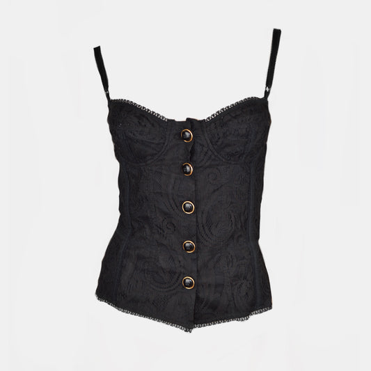 D&G LACE BUSTIER