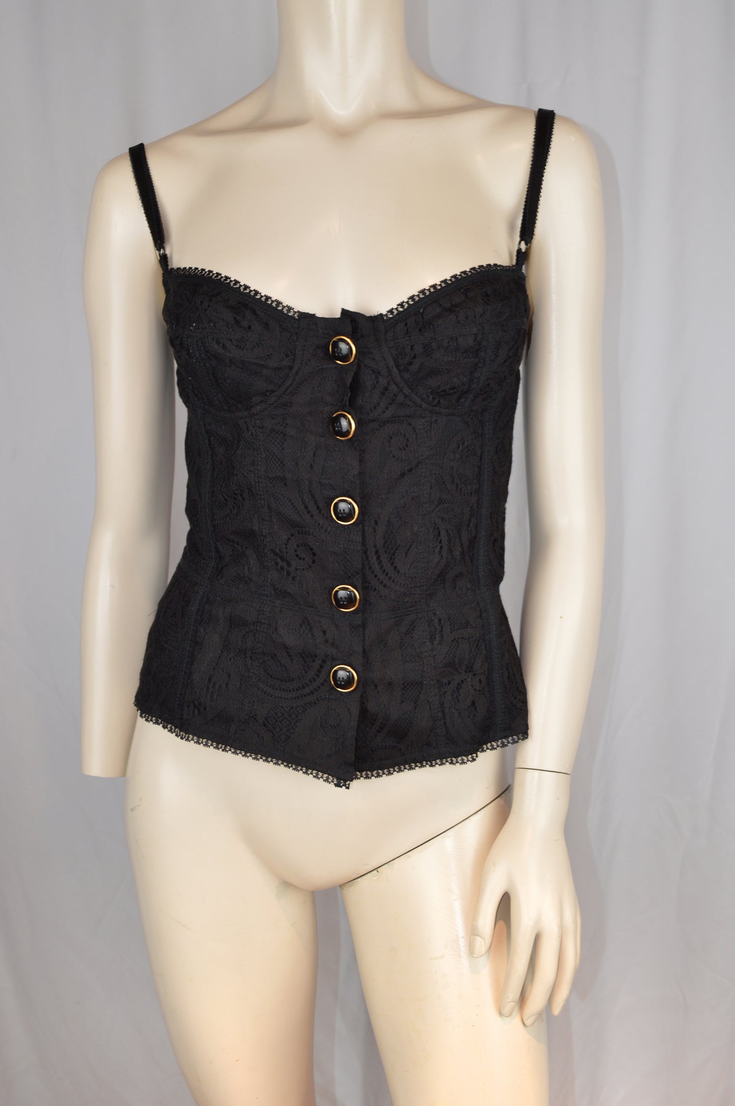 D&G LACE BUSTIER