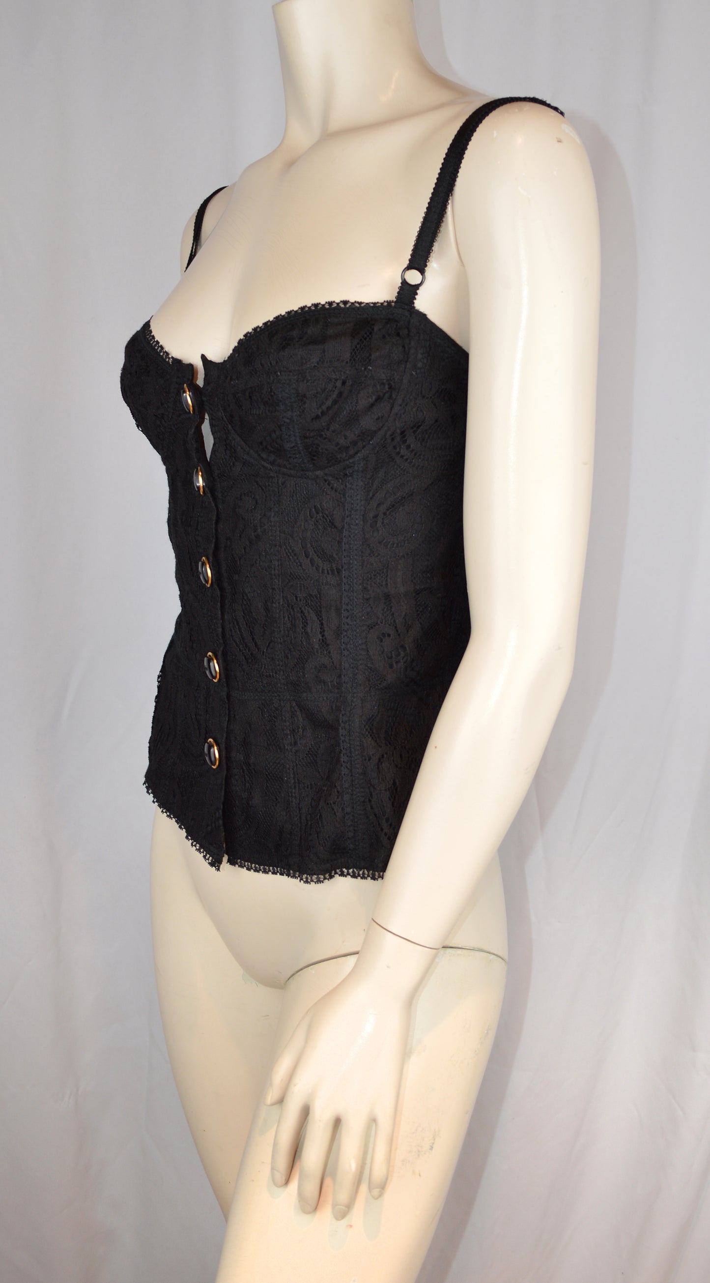 D&G LACE BUSTIER