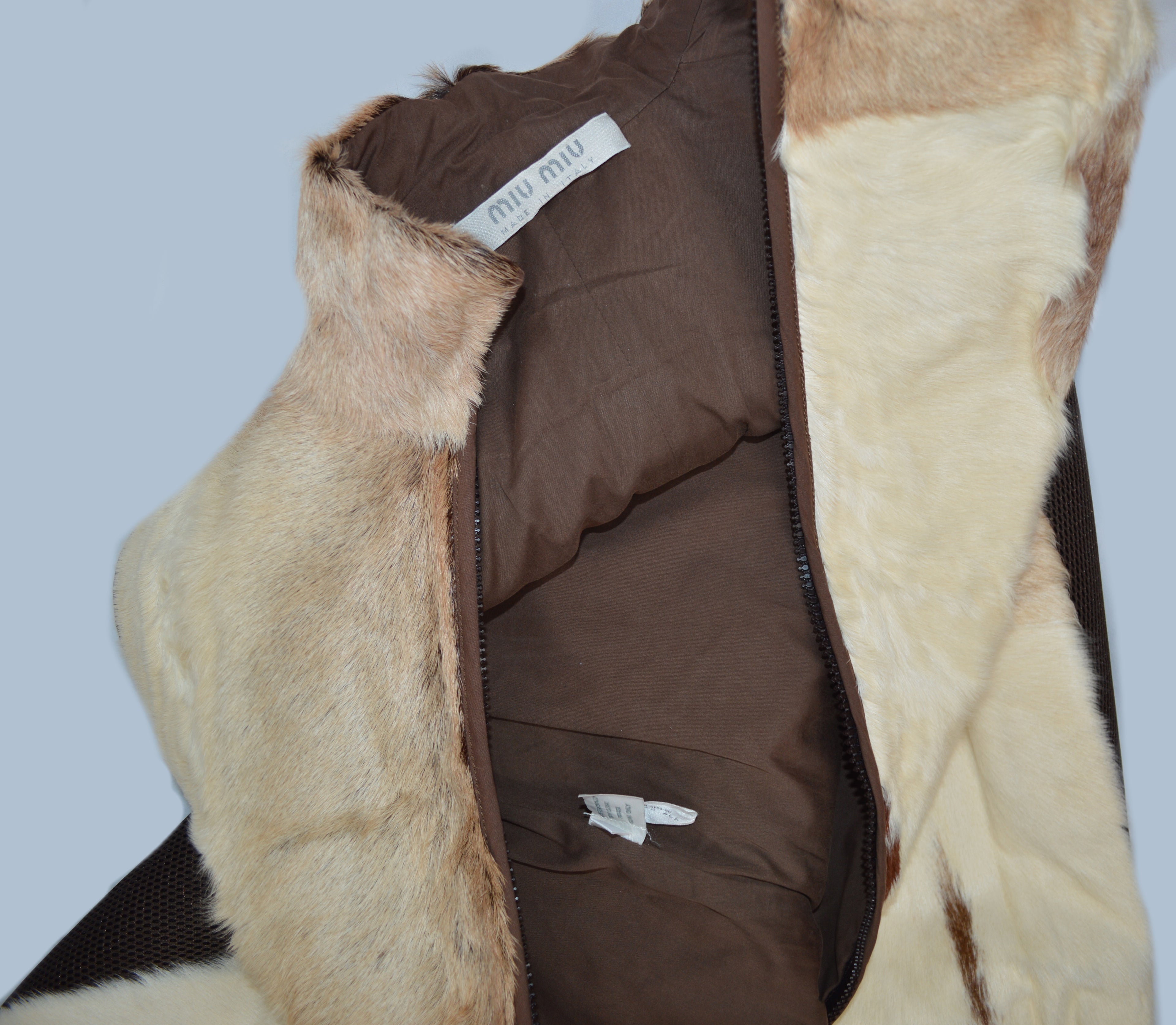 MIU MIU FW99 FUR COAT DRESS