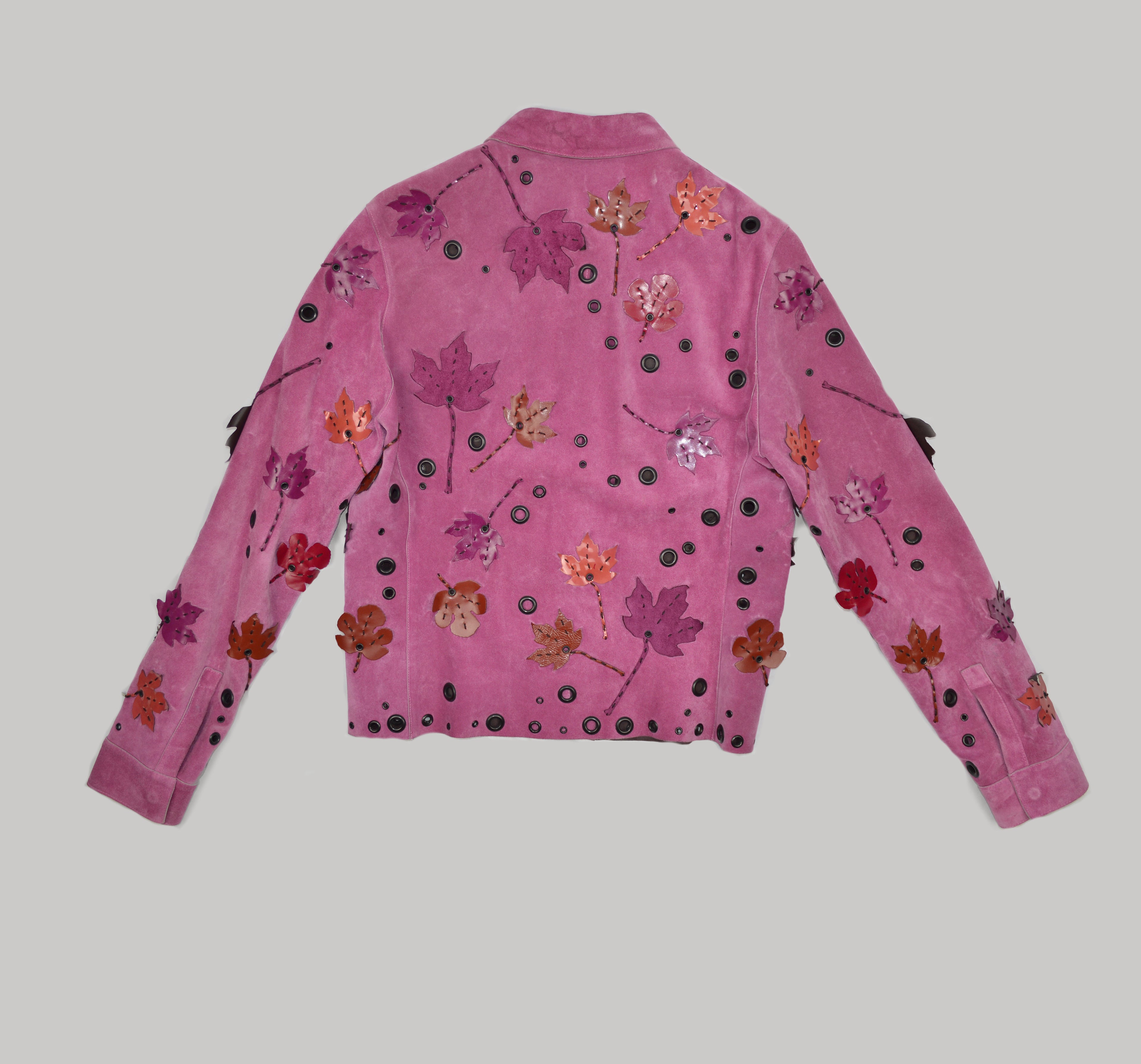PRADA FW99 EMBELLISHED SUEDE JACKET