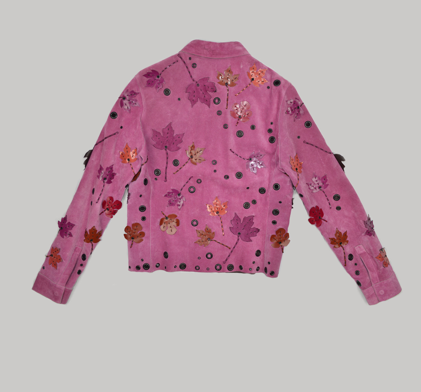 PRADA FW99 EMBELLISHED SUEDE JACKET