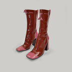 PRADA FW99 PINK PATENT BOOTS