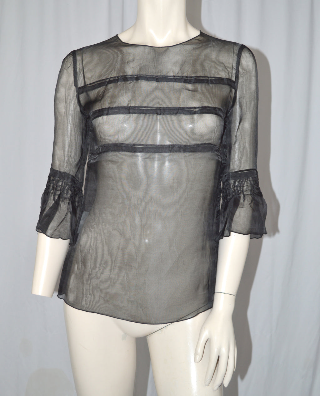 MIU MIU FW 2005 Organza blouse