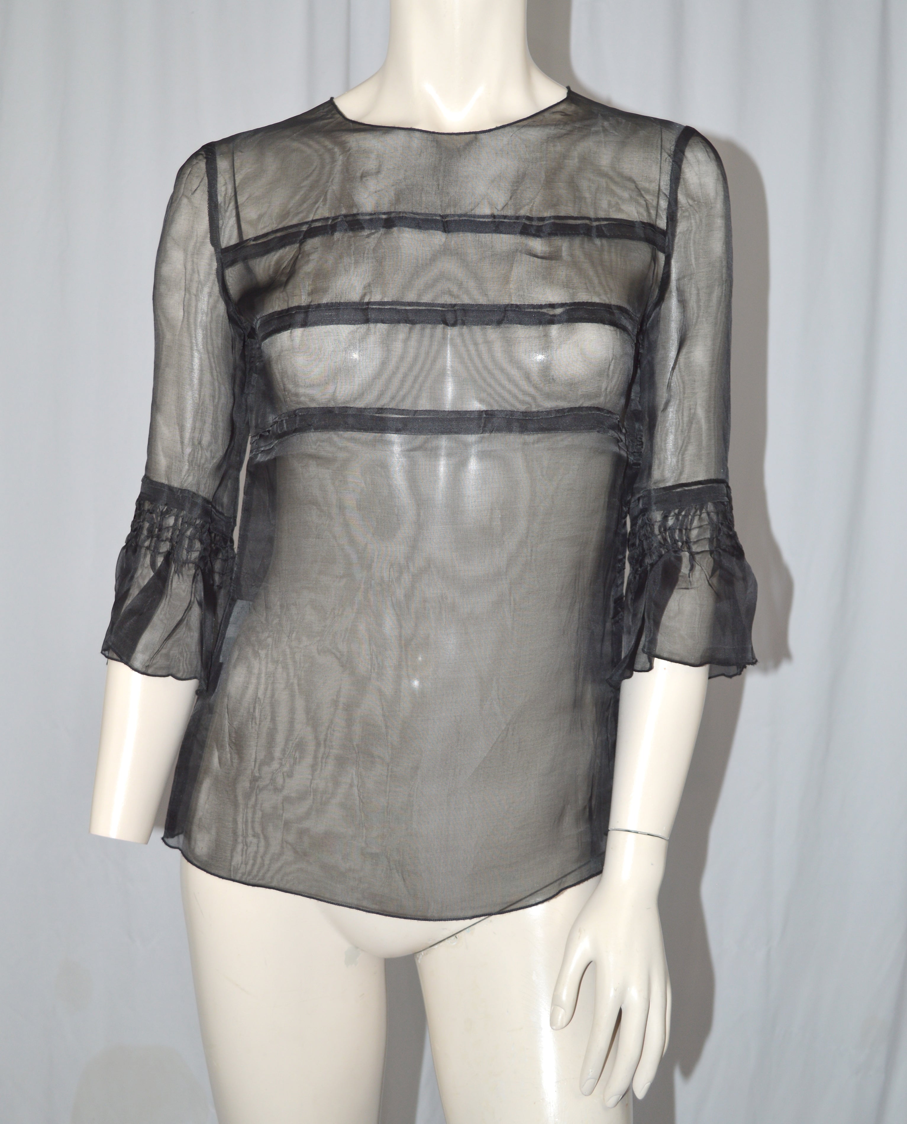 MIU MIU FW 2005 Organza blouse