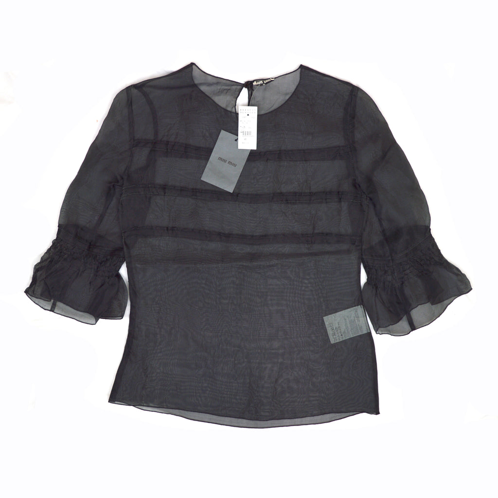 MIU MIU FW 2005 Organza blouse
