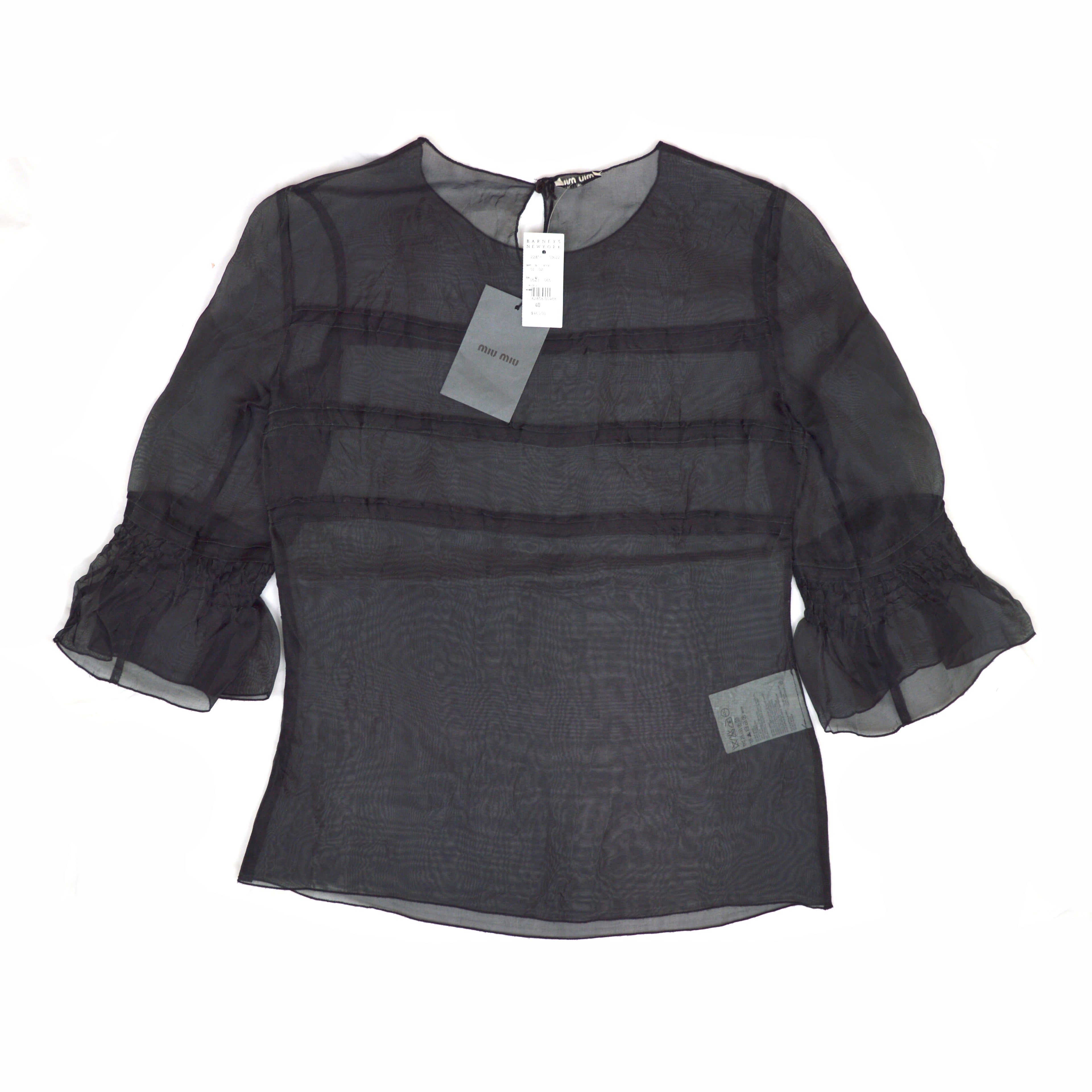 MIU MIU FW 2005 Organza blouse