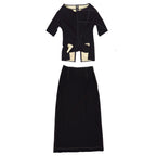 YOHJI YAMAMOTO SS 2000 Stitched Skirt Set