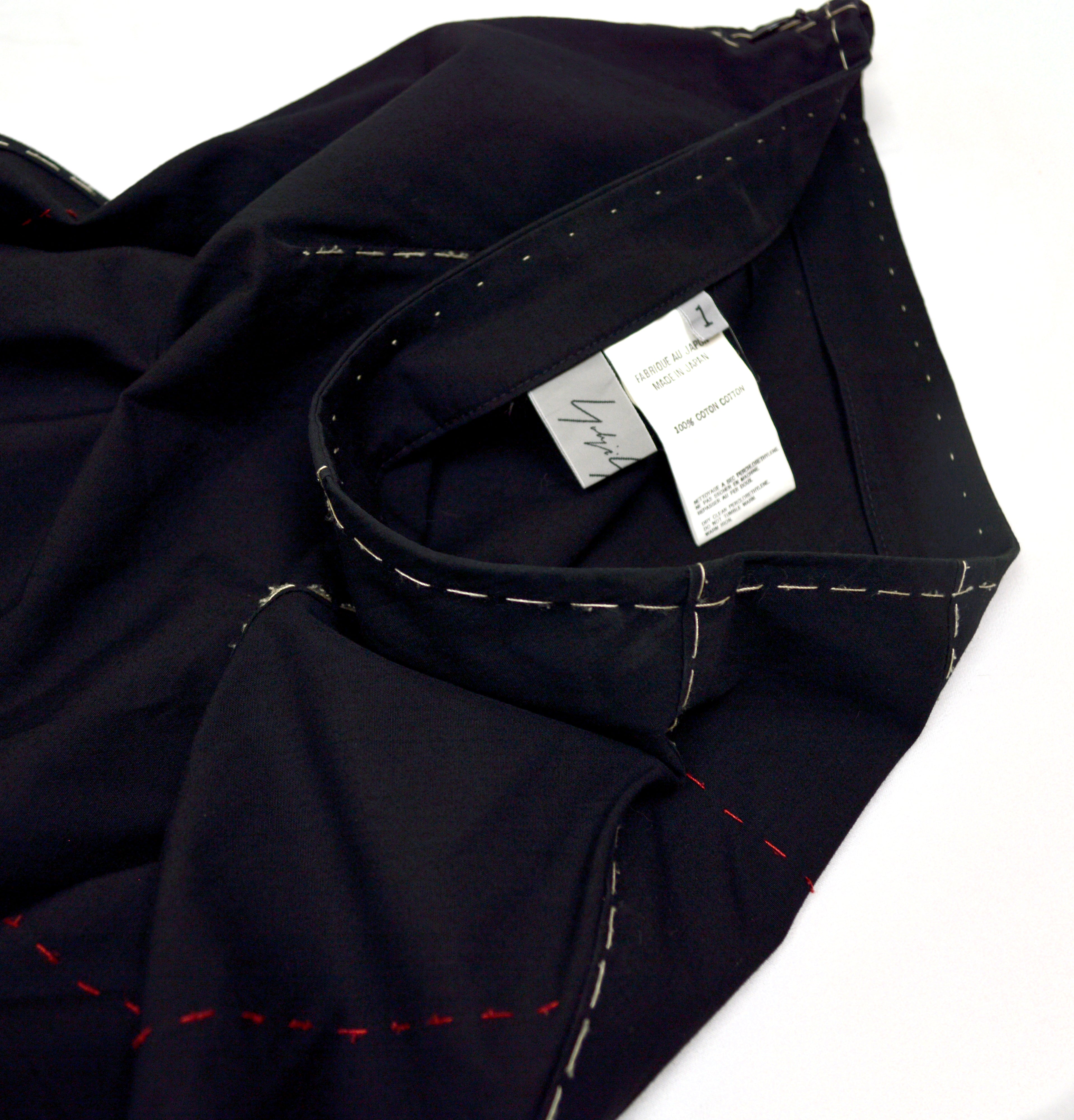 YOHJI YAMAMOTO SS 2000 Stitched Skirt Set