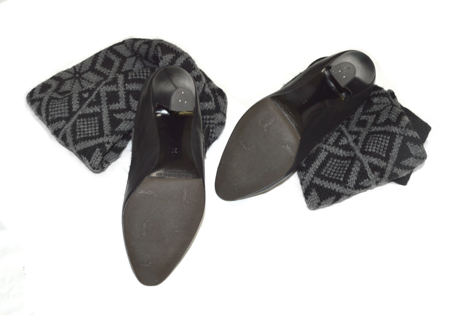 Veronique Branquinho FW 2006 Printed Knit Boots