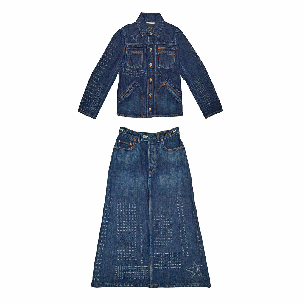 National Standard 2001 Perforated Denim Set