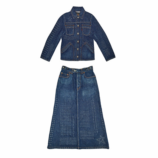 National Standard 2001 Perforated Denim Set