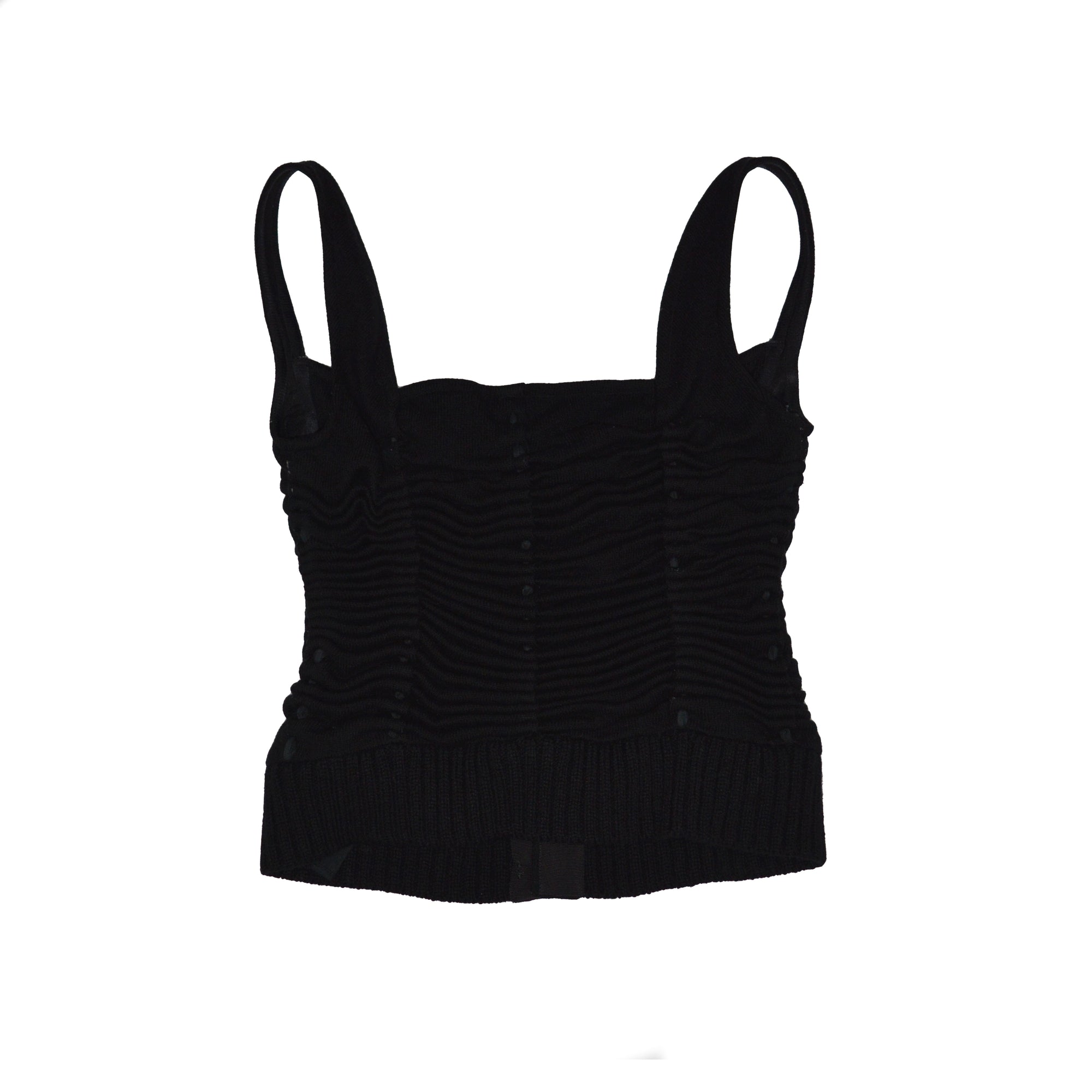 Tao Comme des Garçons 2005 Adjustable Knit Bustier