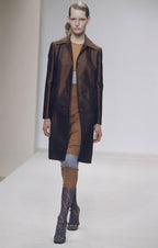 Prada FW 1996 Chiffon Silk Colorblock Dress