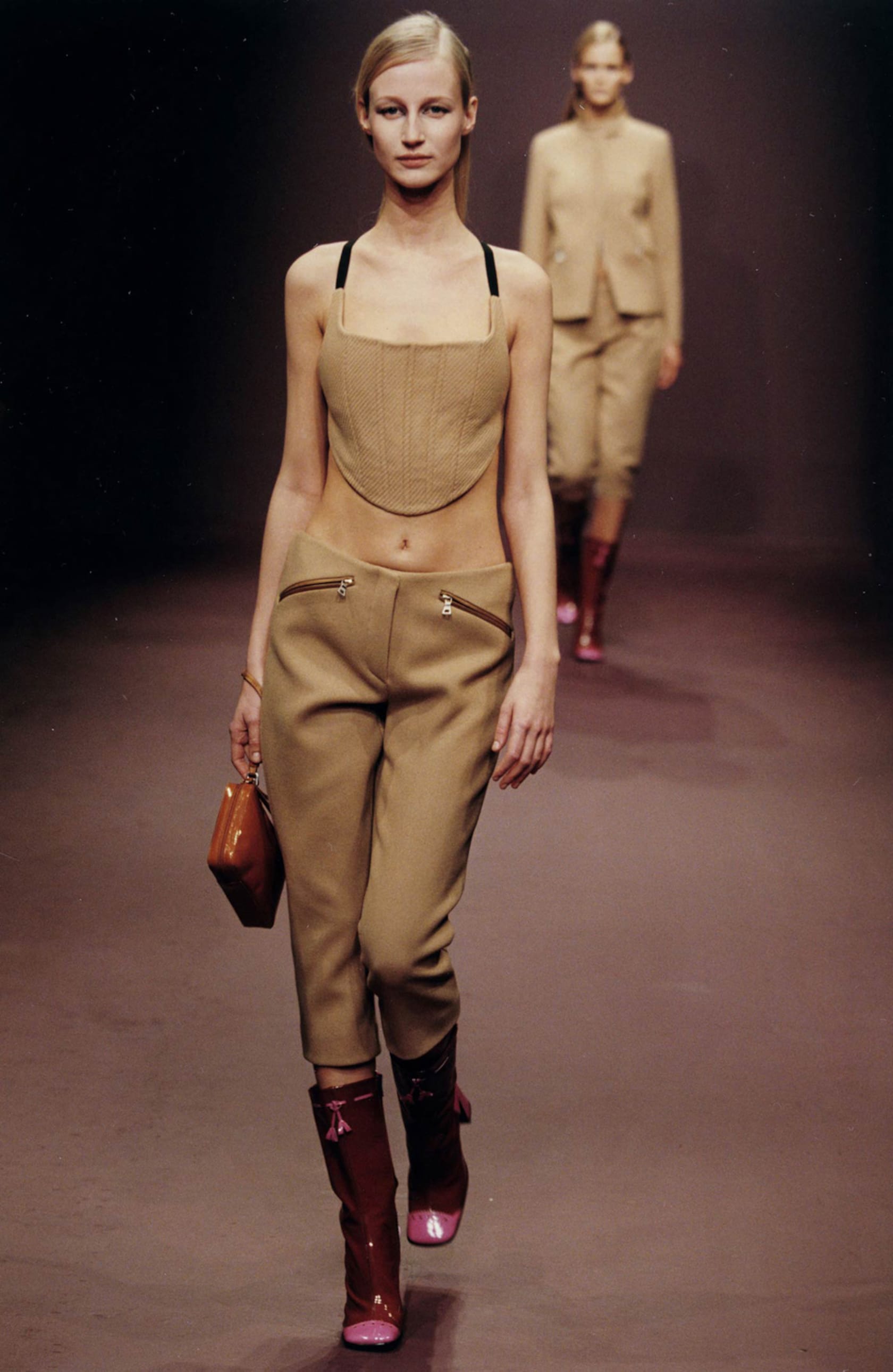 PRADA FW99 PINK PATENT BOOTS