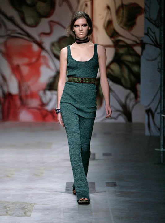 PRADA 2008 LEATHER CHOKER