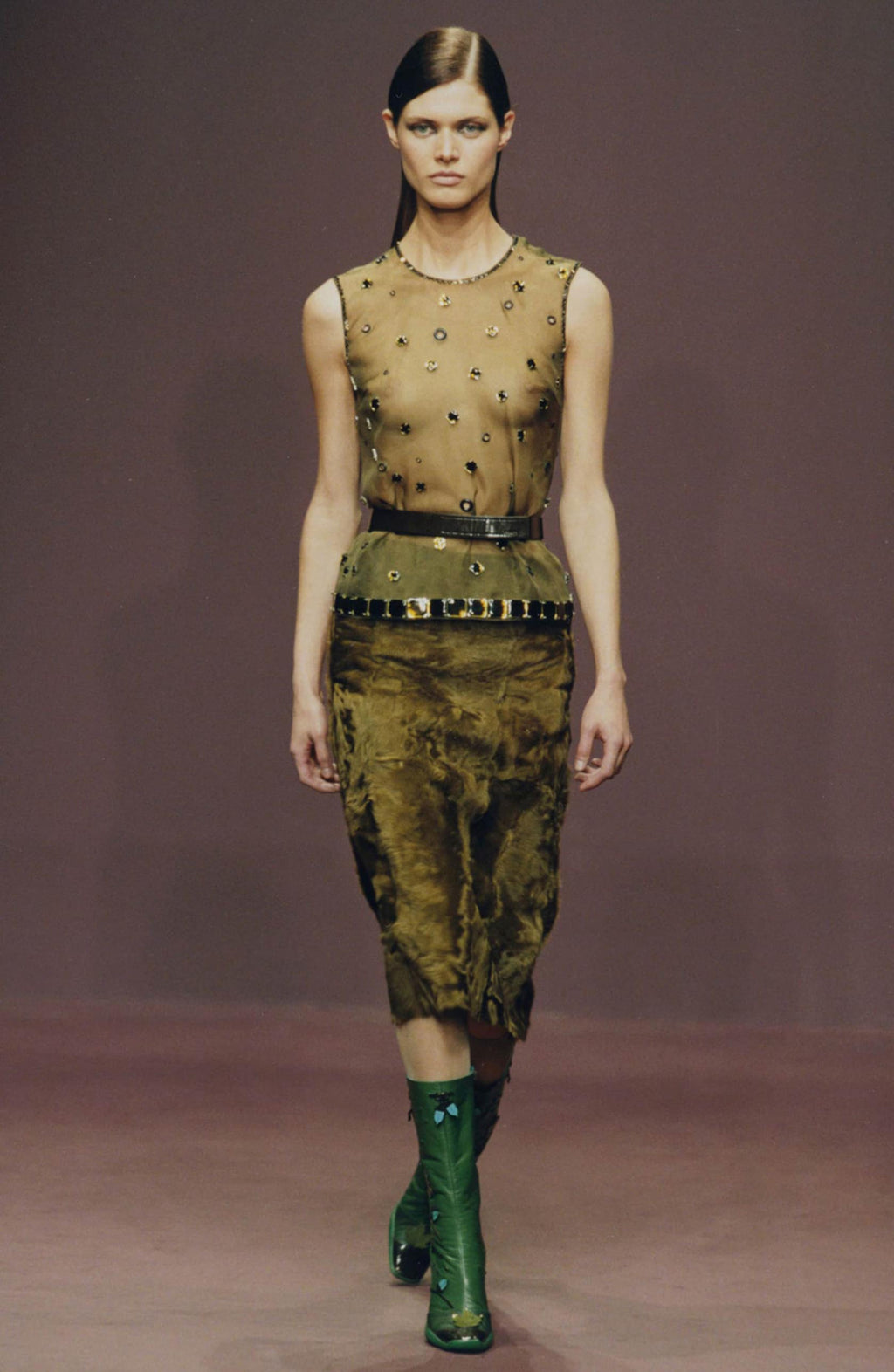 PRADA FW99 FUR SKIRT