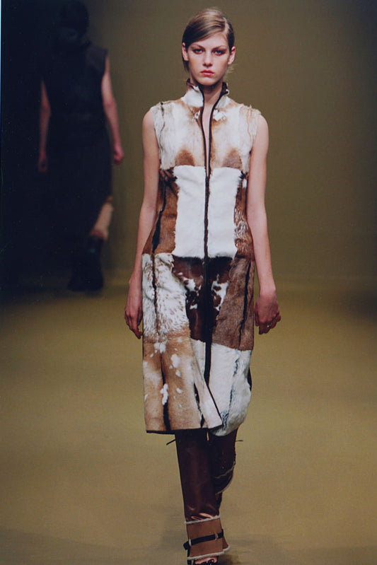 MIU MIU FW99 FUR COAT DRESS